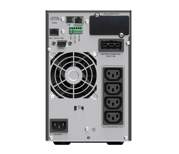 POWERWALKER UPS ON-LINE 1/1 fazy 1000VA ICT IOT PF1 USB/RS-232, 4X IEC C13, C14 EPO, wolnostojący VFI 1000 ICT IOT PF1 - 1108835 - zdjęcie 3